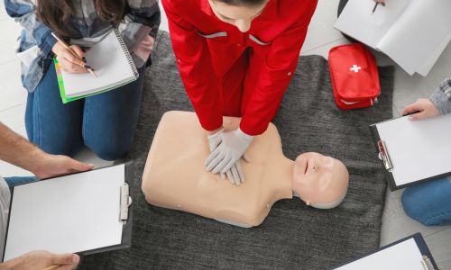 group CPR training